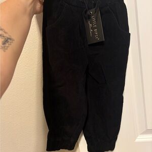 Little Bipsy Kids Black Corded Joggers